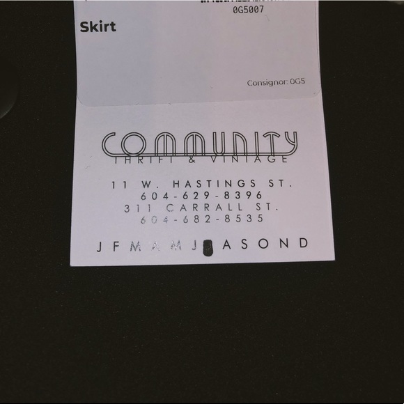 Black Midi Skirt - Picture 3 of 4